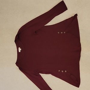 Women's medium Misia long sleeve flowy top.